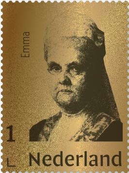 Nederland Gouden postzegel Koningin Emma 2020