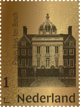 Nederland Gouden postzegel Paleis Huis ten Bosch 2021