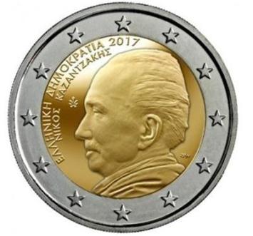Griekenland 2 euro 2017 Kazantzakis UNC