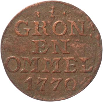 Groningen provincie Duit 1770