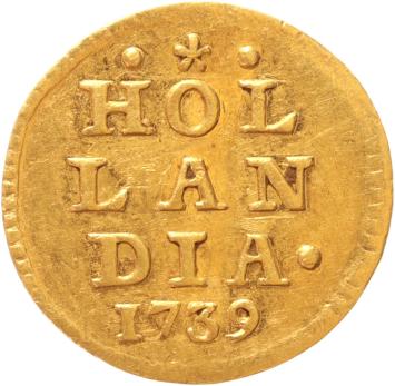 Holland Bezemstuiver goud 1739