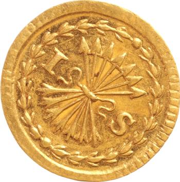 Holland Bezemstuiver goud 1739