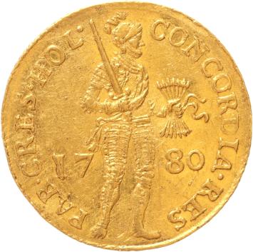 Holland Nederlandse dukaat goud 1780