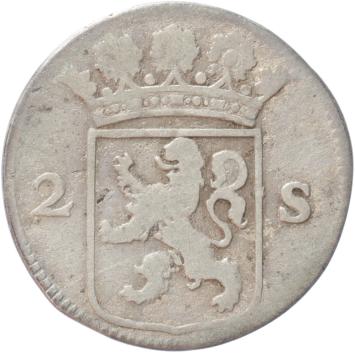 Holland Dubbele wapenstuiver 1718