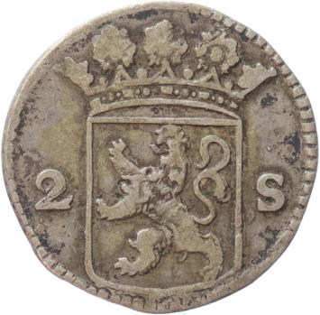 Holland Dubbele wapenstuiver 1721