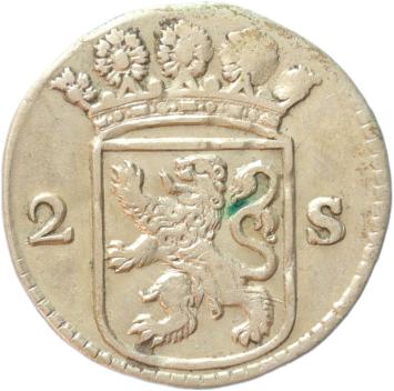 Holland Dubbele wapenstuiver 1732