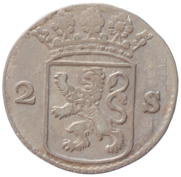 Holland Dubbele wapenstuiver 1750