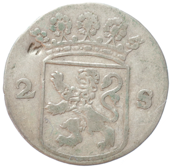Holland Dubbele wapenstuiver 1751