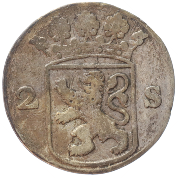 Holland Dubbele wapenstuiver 1754