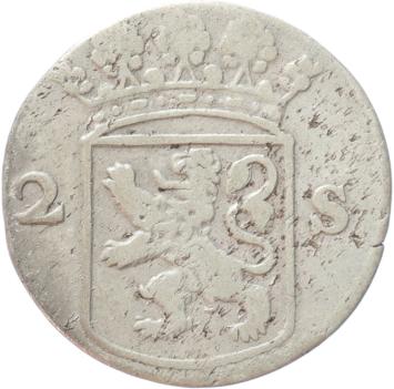 Holland Dubbele wapenstuiver 1755