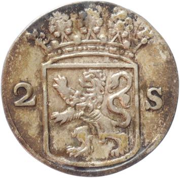 Holland Dubbele wapenstuiver 1758