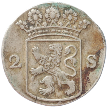 Holland Dubbele wapenstuiver 1763