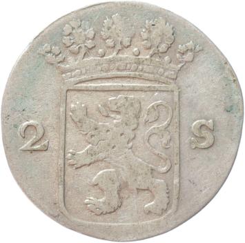 Holland Dubbele wapenstuiver 1766