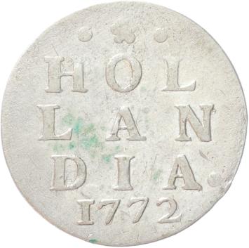Holland Dubbele wapenstuiver 1772