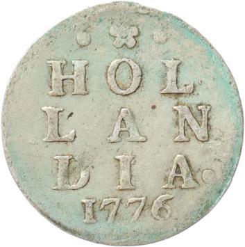 Holland Dubbele wapenstuiver 1776