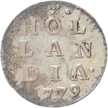 Holland Dubbele wapenstuiver 1779