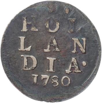 Holland Dubbele wapenstuiver 1780