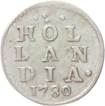 Holland Dubbele wapenstuiver 1780