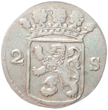 Holland Dubbele wapenstuiver 1780