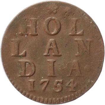 Holland Duit 1754