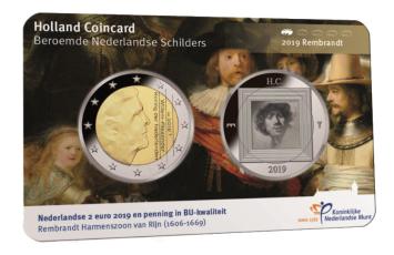 Holland Coincard 2019 met zilveren penning