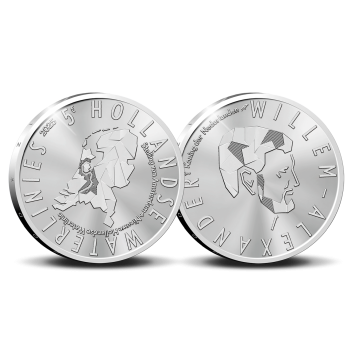Hollandse Waterlinies 5 euro zilver 2025 herdenkingsmunt Proof