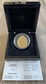 Frankrijk 200 euro goud 2017 Restaurant Guy Savoy proof