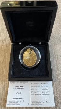 Frankrijk 200 euro goud 2017 Restaurant Guy Savoy proof