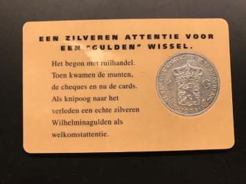 ING Bank Creditcard gold Mastercard 1 gulden 1929 Coincard