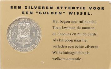 ING Bank Credit Card Mastercard 1 guilder 1928 Coincard