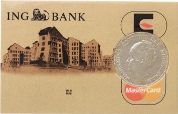 ING Bank Credit Card Mastercard 1 guilder 1931 Coincard