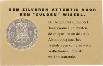 ING Bank Credit Card Mastercard 1 guilder 1931 Coincard