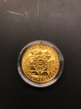 Duitsland 100 euro goud 2002D Invoering Euro BU