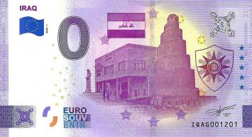 0 Euro biljet Iraq 2022 - Iraq