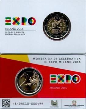 Italië 2 euro 2015 coincard EXPO
