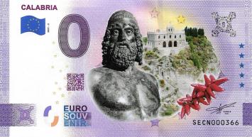 0 Euro biljet Italië 2021 - Calabria KLEUR