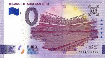 0 Euro biljet Italië 2024 - Milano Stadio San Siro