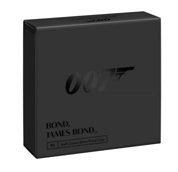 James Bond 1 Pound 1/2 ounce 2020 zilver proof Verenigd Koninkrijk