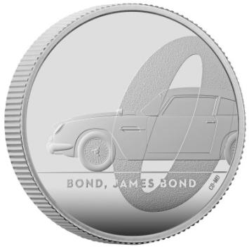 James Bond 1 Pound 1/2 ounce 2020 zilver proof Verenigd Koninkrijk