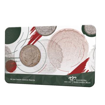 Numismatische Coincard Laatste Zilveren kwartje 1926
