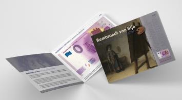 0 Euro biljet Nederland 2023 - Rembrandt De schilder in zijn atelier LIMITED EDITION FIP#79
