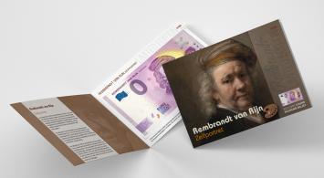 0 Euro biljet Nederland 2023 - Rembrandt Zelfportret LIMITED EDITION FIP#80