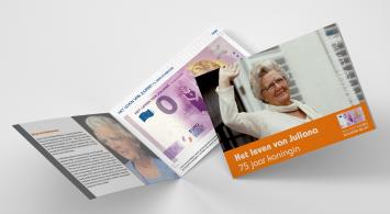 0 Euro biljet Nederland 2023 - Het leven van Juliana - 75 jaar koningin LIMITED EDITION FIP #87