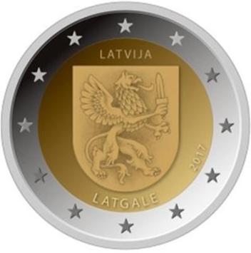 Letland 2 euro 2017 Latgallen UNC