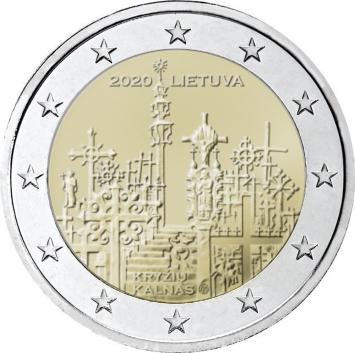 Litouwen 2 euro 2020 Huizen de Kruizen UNC
