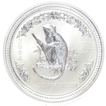 Australië Lunar 1 Aap 2004 1 ounce silver