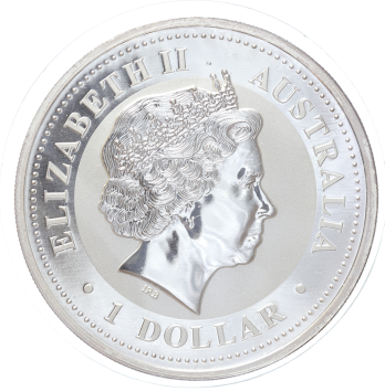 Australië Lunar 1 Varken 2007 1 ounce silver