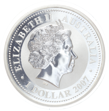 Australië Lunar 1 Muis 2008 1 ounce silver