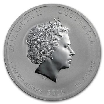 Australië Lunar 2 Aap 2016 1/2 ounce silver