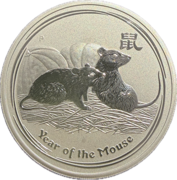 Australië Lunar 2 Muis 2008 2 ounce silver